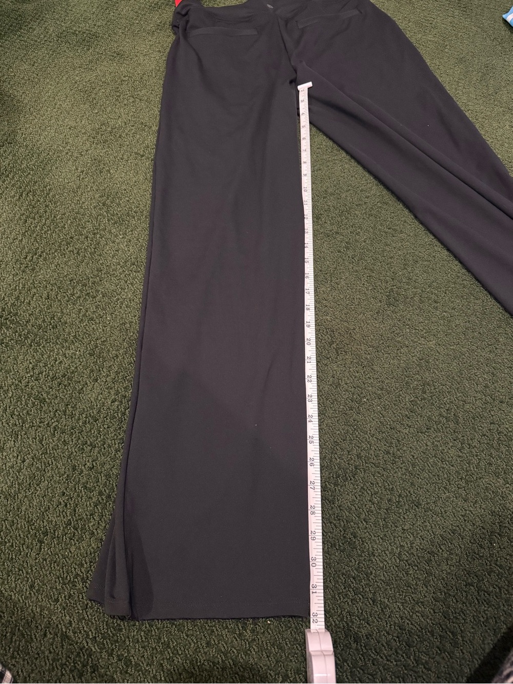 Women's Wide-Leg Black Pull-On Pants - Picture 6 of 12
